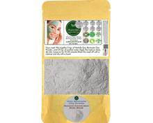 Load image into Gallery viewer, Nativilis Gray (Grey) Bentonite Clay Powder - Natural Facial Hair Body Mask Fine Soft Texture Removing Toxins from the Body Detoxifying Skin Hydrates the Hair and Scalp Copaiba