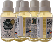 Load image into Gallery viewer, Nativilis Organic Ylang Ylang Essential Oil (Cananga odorata var. genuina)- 100% Natural - 30ml - (GC/MS Tested)
