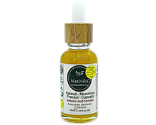 Load image into Gallery viewer, Nativilis BEHENIC ACID enriched from 04 Amazonian Rainforest Bio Oil - PATAUA PRACAXI MURUMURU CUPUACU- boosts hydration levels, reducing frizz and curl volume, leaving hair shiny - Copaiba Media 1 of 17