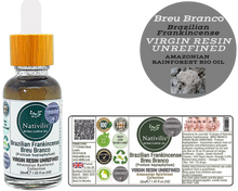 Load image into Gallery viewer, Nativilis Brazilian Frankincense - BREU BRANCO VIRGIN RESIN UNREFINED - Protium heptaphyllum - Amazonian natural resin oil properties anti-inflammatory antiseptic analgesic soothing exfoliant for dry and oily skin - Copaiba