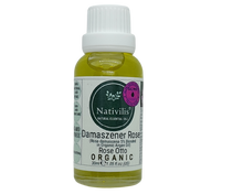 Load image into Gallery viewer, Nativilis Organic Rose Otto Essential Oil Blend 5% (Rosa damascena/Argania spinosa) - 100% Natural - 30ml - (GC/MS Tested)