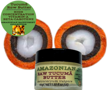 Load image into Gallery viewer, Nativilis Amazonian Raw TUCUMA BUTTER (Astrocaryum vulgare) – GREAT HAIR CONDITIONER - HIGH CONCENTRATION VITAMIN-A BETA-CAROTENE - SKIN and Hair Care - nourishing, moisturizing, antioxidant - Copaiba