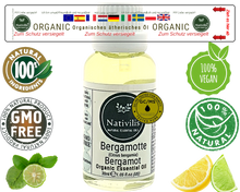 Load image into Gallery viewer, Nativilis Organic Bergamot Essential Oil - (Citrus bergamia) - 100% Natural - 30ml - (GC/MS Tested)