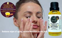 Load image into Gallery viewer, Nativilis Organic Flaxseed Carrier Oil (Linum usitatissimum) - linseed oil - Hair, Face & Skin - Natural Cold Pressed - High in Omega-3 - Improves Skin Smoothness – Moisturizes Dry Skin - Copaiba