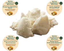 Load image into Gallery viewer, Nativilis Amazonian Raw Cupuacu Butter (Theobroma grandiflorum) - Helps seal in moisture to rehydrate skin and hair increase suppleness and decrease signs of aging like fine lines wrinkles – Copaiba