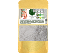 Load image into Gallery viewer, Nativilis Gray (Grey) Bentonite Clay Powder - Natural Facial Hair Body Mask Fine Soft Texture Removing Toxins from the Body Detoxifying Skin Hydrates the Hair and Scalp Copaiba