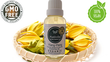Load image into Gallery viewer, Nativilis Organic Ylang Ylang Essential Oil (Cananga odorata var. genuina)- 100% Natural - 30ml - (GC/MS Tested)