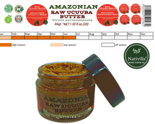 Load image into Gallery viewer, Nativilis Amazonian Raw Ucuuba Butter (Virola surinamensis) - Nourishes Moisturizes Hair Restores Elasticity - Repairs Damaged Scalp keeping Healthy – Amazonian Dragon's Blood – Copaiba