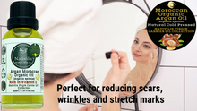 Load image into Gallery viewer, Nativilis Organic Argan Oil Moroccan (Argania spinosa) Hair, Face & Skin - Natural Cold Pressed Carrier Oil - Pure & Natural, Anti-Ageing, Antioxidant, Vegan, No GMO - Rich in Vitamin E – Copaiba