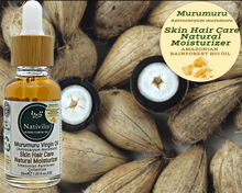 Load image into Gallery viewer, Nativilis Murumuru Virgin Oil (Astrocaryum murumuru) Amazonian Rainforest Collection - Skin Hair Care Natural Moisturizer – Less frizzy hair - Won’t clog your pores – Copaiba properties
