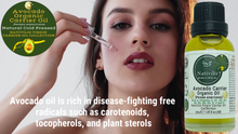 Load image into Gallery viewer, Nativilis Organic Avocado Carrier Oil (Persea americana) Hair, Face & Skin - Natural Cold Pressed - Rich in vitamins A, B1, B2, B3, B5, B6, B8, B9, D, E and K - Moisturizes Dry Skin – Copaiba