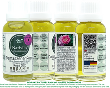 Load image into Gallery viewer, Nativilis Organic Rose Otto Essential Oil Blend 5% (Rosa damascena/Argania spinosa) - 100% Natural - 30ml - (GC/MS Tested)