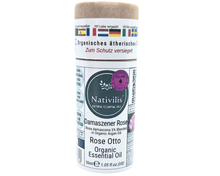 Load image into Gallery viewer, Nativilis Organic Rose Otto Essential Oil Blend 5% (Rosa damascena/Argania spinosa) - 100% Natural - 30ml - (GC/MS Tested)