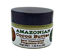 Load image into Gallery viewer, Nativilis Amazonian Cocoa Butter Raw Unscented Fragrance Free (Theobroma cacao) Skin Natural Moisturizer Replenishing skin's moisture protecting your skin improving elasticity – Copaiba properties