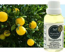 Load image into Gallery viewer, Nativilis Organic Bergamot Essential Oil - (Citrus bergamia) - 100% Natural - 30ml - (GC/MS Tested)