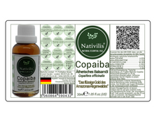 Load image into Gallery viewer, Nativilis Copaiba Ätherisches Balsamöl - Muskel- und Gelenkschmerzen - anti-aging brauner fleck auf der haut akne dermatitis melasma - Pilzinfektionen – Durchblutung von Krampfadern -Aromatherapie-Öl