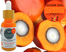 Load image into Gallery viewer, Nativilis Ojon Oil - Caiaue - (Elaeis oleifera) NATURAL HAIR SKIN BOOSTER Rainforest Virgin Oil - revitalizes damaged follicles helps effective hair growth volumize and get tame frizz – Copaiba