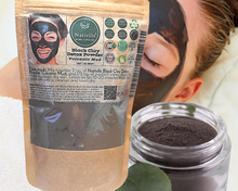 Load image into Gallery viewer, Nativilis Kaolin Black Clay Powder | Nativilis Natural Essential Oils