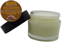 Load image into Gallery viewer, Nativilis Amazonian Cocoa Butter Raw Unscented Fragrance Free (Theobroma cacao) Skin Natural Moisturizer Replenishing skin's moisture protecting your skin improving elasticity – Copaiba properties