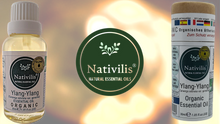 Load image into Gallery viewer, Nativilis Organic Ylang Ylang Essential Oil (Cananga odorata var. genuina)- 100% Natural - 30ml - (GC/MS Tested)