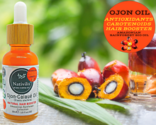 Load image into Gallery viewer, Nativilis Ojon Oil - Caiaue - (Elaeis oleifera) NATURAL HAIR SKIN BOOSTER Rainforest Virgin Oil - revitalizes damaged follicles helps effective hair growth volumize and get tame frizz – Copaiba