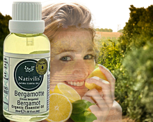 Load image into Gallery viewer, Nativilis Organic Bergamot Essential Oil - (Citrus bergamia) - 100% Natural - 30ml - (GC/MS Tested)