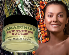 Load image into Gallery viewer, Nativilis Amazonian Raw TUCUMA BUTTER (Astrocaryum vulgare) – GREAT HAIR CONDITIONER - HIGH CONCENTRATION VITAMIN-A BETA-CAROTENE - SKIN and Hair Care - nourishing, moisturizing, antioxidant - Copaiba
