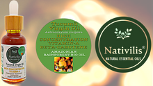 Load image into Gallery viewer, Nativilis TUCUMA VIRGIN OIL (Astrocaryum vulgare) Amazonian Rainforest Collection HIGH CONCENTRATION VITAMIN-A BETA-CAROTENE - SKIN and Hair Care - nourishing, moisturizing, antioxidant and anti-inflammatory properties - Copaiba