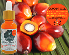 Load image into Gallery viewer, Nativilis Ojon Oil - Caiaue - (Elaeis oleifera) NATURAL HAIR SKIN BOOSTER Rainforest Virgin Oil - revitalizes damaged follicles helps effective hair growth volumize and get tame frizz – Copaiba