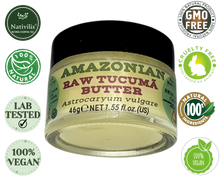 Load image into Gallery viewer, Nativilis Amazonian Raw TUCUMA BUTTER (Astrocaryum vulgare) – GREAT HAIR CONDITIONER - HIGH CONCENTRATION VITAMIN-A BETA-CAROTENE - SKIN and Hair Care - nourishing, moisturizing, antioxidant - Copaiba
