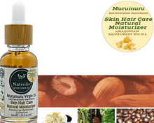 Load image into Gallery viewer, Nativilis Murumuru Virgin Oil (Astrocaryum murumuru) Amazonian Rainforest Collection - Skin Hair Care Natural Moisturizer – Less frizzy hair - Won’t clog your pores – Copaiba properties