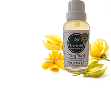 Load image into Gallery viewer, Nativilis Organic Ylang Ylang Essential Oil (Cananga odorata var. genuina)- 100% Natural - 30ml - (GC/MS Tested)