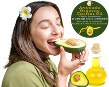 Load image into Gallery viewer, Nativilis Organic Avocado Carrier Oil (Persea americana) Hair, Face & Skin - Natural Cold Pressed - Rich in vitamins A, B1, B2, B3, B5, B6, B8, B9, D, E and K - Moisturizes Dry Skin – Copaiba