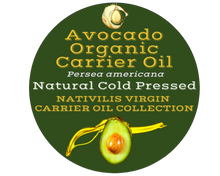 Load image into Gallery viewer, Nativilis Organic Avocado Carrier Oil (Persea americana) Hair, Face & Skin - Natural Cold Pressed - Rich in vitamins A, B1, B2, B3, B5, B6, B8, B9, D, E and K - Moisturizes Dry Skin – Copaiba