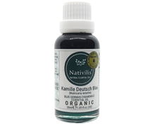 Load image into Gallery viewer, Nativilis Organic German Blue Chamomile Essential Oil (Matricaria recutita) - 100% Natural - 30ml - (GC/MS Tested)