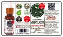 Load image into Gallery viewer, Nativilis Amazonian Dragon’s Blood (trilipid complex enriched) Virgin Rainforest Bio Oil - UCUUBA - BACURI – PRACAXI – anti-stretch marks properties stimulating the production of collagen - Copaiba