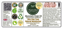 Load image into Gallery viewer, Nativilis Murumuru Virgin Oil (Astrocaryum murumuru) Amazonian Rainforest Collection - Skin Hair Care Natural Moisturizer – Less frizzy hair - Won’t clog your pores – Copaiba properties
