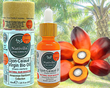 Load image into Gallery viewer, Nativilis Ojon Oil - Caiaue - (Elaeis oleifera) NATURAL HAIR SKIN BOOSTER Rainforest Virgin Oil - revitalizes damaged follicles helps effective hair growth volumize and get tame frizz – Copaiba