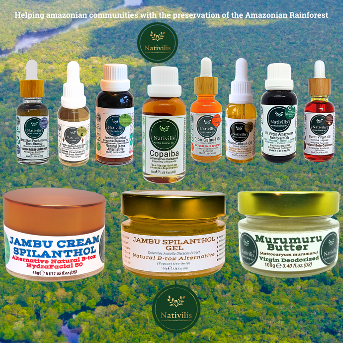 🌿 Amazon Rainforest Oils: Your Natural Solution for Hydration, Acne &amp; Frizz Control