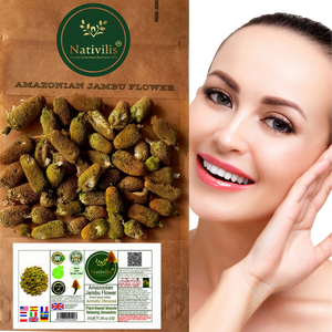 Nativilis Amazonian Jambu Flower 30g | Plant-Based Muscle Relaxing Sensation | Spilanthol-Rich | Dried Vegan Herb - (1.06 oz) US - Acmella Oleracea