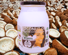 Load image into Gallery viewer, Nativilis Organic Coconut Oil 1L (Cocos Nucifera) - Extra Virgin, Raw, Cold Pressed, Pro Derma, Moisturizer Skin Hair, Vegan, 100% Natural, Ethically Sourced, Copaiba Properties, 1000ml Glass Jar (1L)
