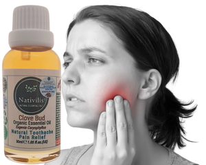 Nativilis Organic Clove Bud Essential Oil (Eugenia Caryophyllus) - natural pain reliever for toothache muscle pain - skin care - Copaiba properties 30ml Media 11 of 30