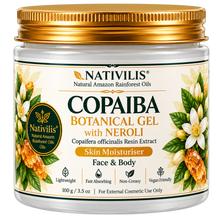 Load image into Gallery viewer, Nativilis Copaiba and Neroli Botanical Gel 100g – moisturising face and body gel
