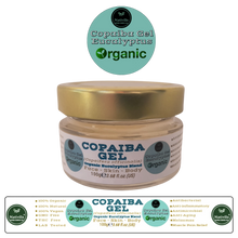 Load image into Gallery viewer, Nativilis Copaiba Gel Eucalyptus (Copaifera officinalis) 100% Natural Multipurpose Gel Face Skin Body Moisturizing Anti-aging and Melasma Treating Inflammation Dermatitis and Fungal Infections Relieve Congestion

