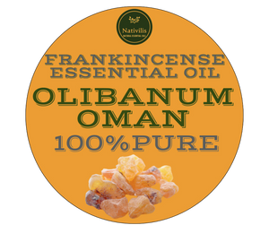 Nativilis Frankincense Carterii Olibanum Oil Oman (Boswellia Carterii ) - natural anti-acne anti-wrinkle improve oral hygiene prevent gum disease antibacterial properties - Copaiba properties 30ml Media 1 of 36