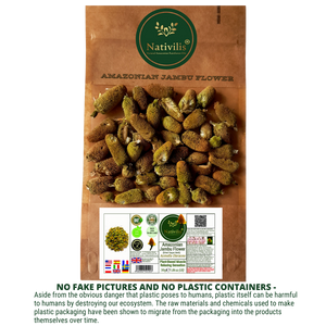 Nativilis Amazonian Jambu Flower 30g | Plant-Based Muscle Relaxing Sensation | Spilanthol-Rich | Dried Vegan Herb - (1.06 oz) US - Acmella Oleracea