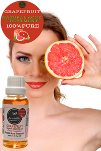 Nativilis Grapefruit Organic Essential Oil 30 ml (Citrus × paradisi) - Antibacterial and Antimicrobial Effects - Fights against acne -Promote Weight Loss - Copaiba Properties