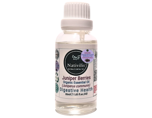 Nativilis Juniper Berries Organic Essential Oil 30 ml (Juniperus communis ) - High in nutrients and powerful plant compounds anti-inflammatory antioxidant antifungal activity - Copaiba Properties