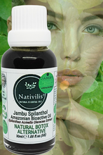 Load image into Gallery viewer, Nativilis Jambu Spilanthol Amazonian Bioactive Oil - Spilanthes Acmella Oleracea Extract - 100% Natural and Pure Botox Alternative - Relax facial muscles reduce wrinkles and fine lines improve skin firmness antioxidant properties Copaiba - 30 ml
