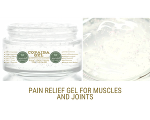 Nativilis Copaiba Gel (Copaifera officinalis) 100% Natural Multipurpose Gel Face Skin Body Moisturizing Anti-aging and Melasma Treating Inflammation Dermatitis and Fungal Infections Relieve Aching Sore Muscles Joint Back Pains Circulation Varicose Veins